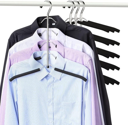 Hangers Space Saving Clothes Hanger 4 Packs Swing Arm Non Slip Padded Coat by Hangerspace