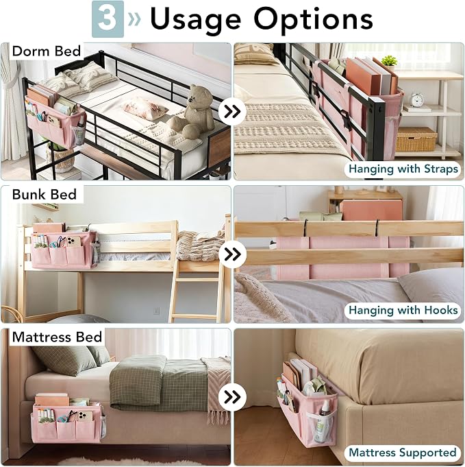 Bedside Caddy Storage Organizer - Image 3
