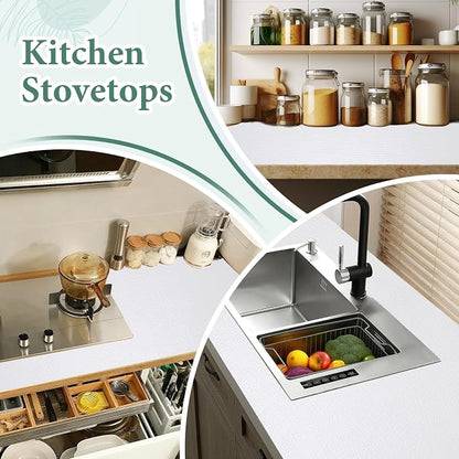 Drawer and Shelf Liner for Kitchen Cabinet: 12 in X 20 Ft Non Slip Waterproof - Image 3