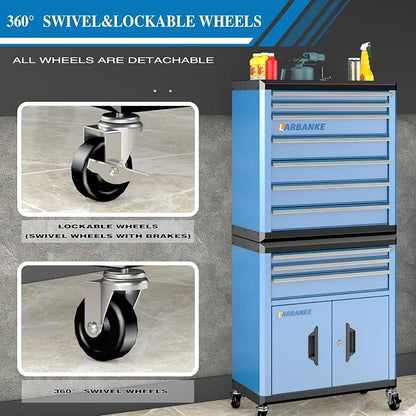 10 Drawer Rolling Tool Chest - Image 6