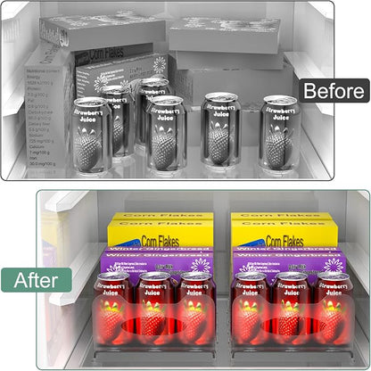 SURETIVIAN Freezer Organizer 12” Visible Fridge Organizer Rack - Image 6