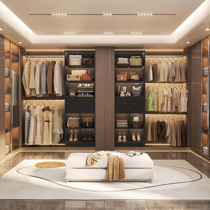Besiost Closet System, 4-8 FT Closet Organizer Systems - Image 3
