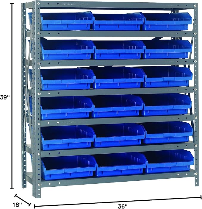 Quantum Storage Systems 1839-110BL Steel Shelving Unit - Image 2