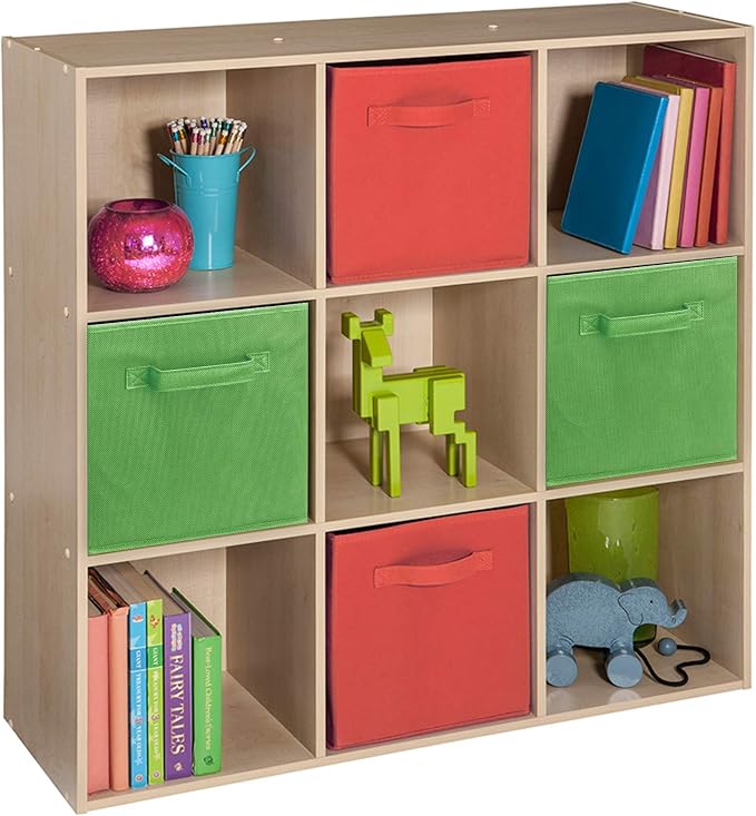 ClosetMaid Cubeicals 9 Cube Storage Shelf Organizer Bookshelf, Square Shape - Image 8