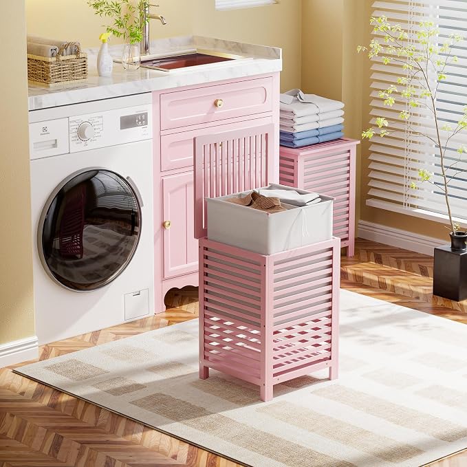 SMIBUY Double Laundry Hamper - Image 4