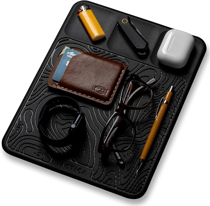 Tactica O.200 EDC Mat Catchall Tray, Durable TPU Valet Tray by TACTICA