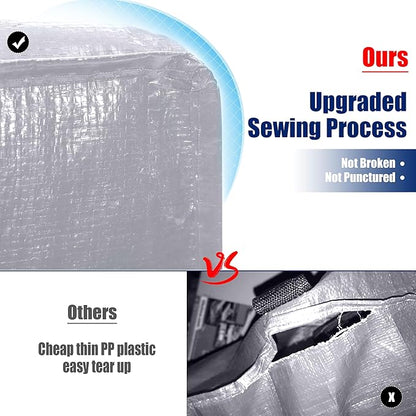 Cosy Family 4 Pack Heavy Duty Extra Large Moving Bags - Image 3