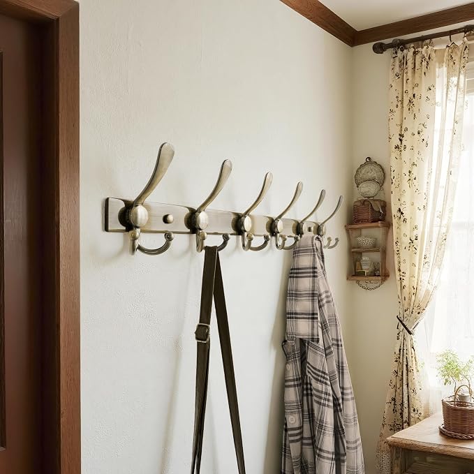 Dseap Coat Rack Wall Mount 2.0 Pro: 24” Long, 3X Tougher, Heavy Duty Stainless - Image 4
