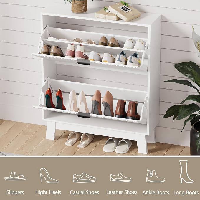 HUANLEGO Shoe Cabinet Storage for Entryway - Image 3