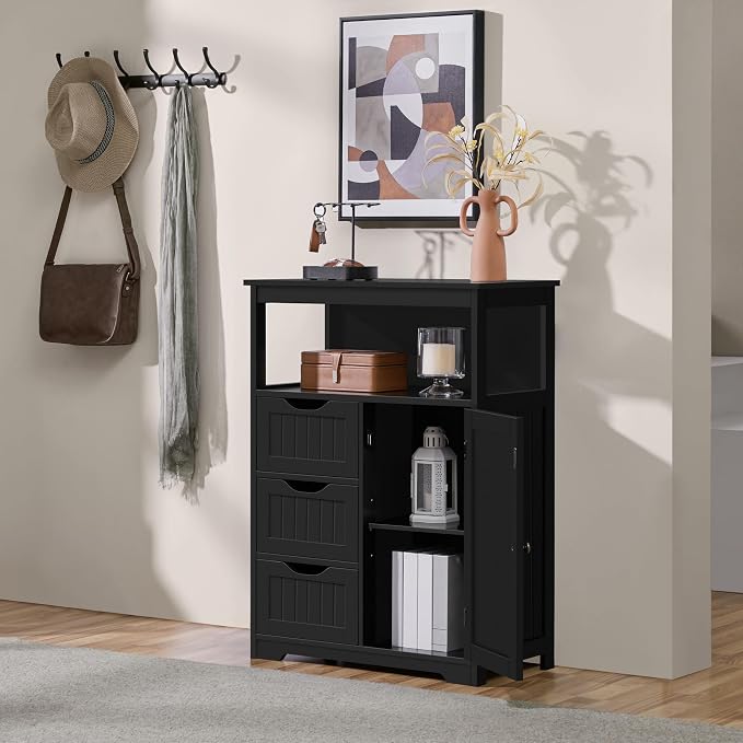 Yaheetech Large Freestanding Bathroom Storage Cabinet - Image 8