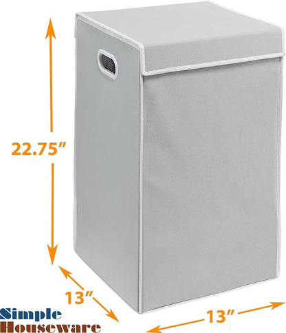 Simple Houseware Foldable Laundry Hamper Basket - Image 5
