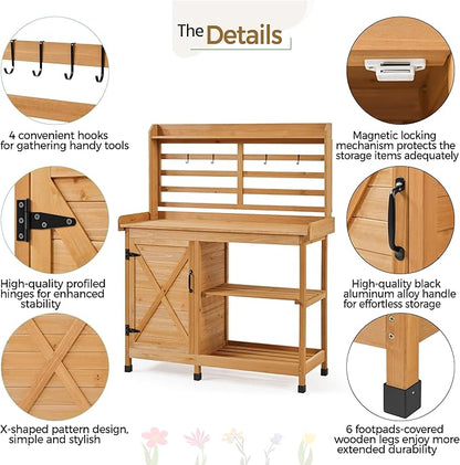 Yaheetech Outdoor Potting Bench - Image 5