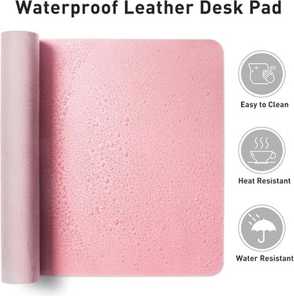 Aothia Leather Desk Pad Protector, Office Desk Mat, Large Mouse Pad, Non-Slip - Image 7