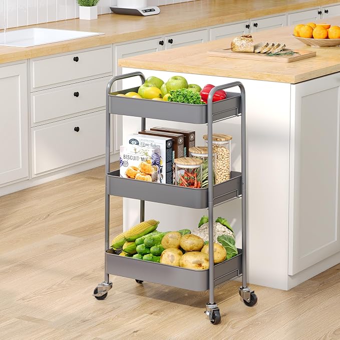 TOOLF 3-Tier Rolling Cart - Image 7
