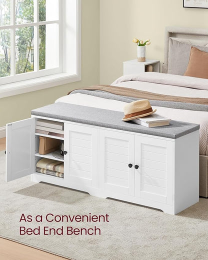 VASAGLE Shoe Storage Bench - Image 6