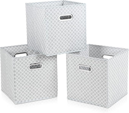 Fabric Cloth Storage Bins, Fabric Cube Organizer by SEVENDOME