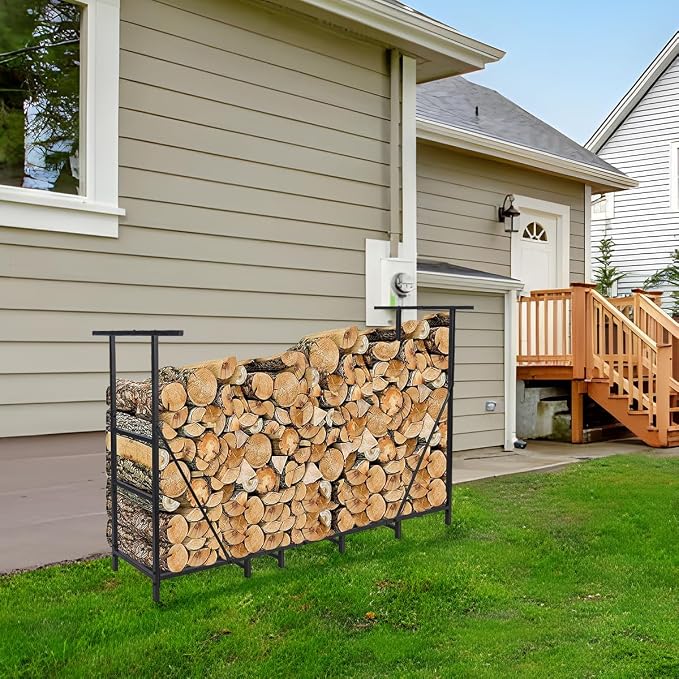 Vailge Firewood Rack Outdoor 6FT - Image 6