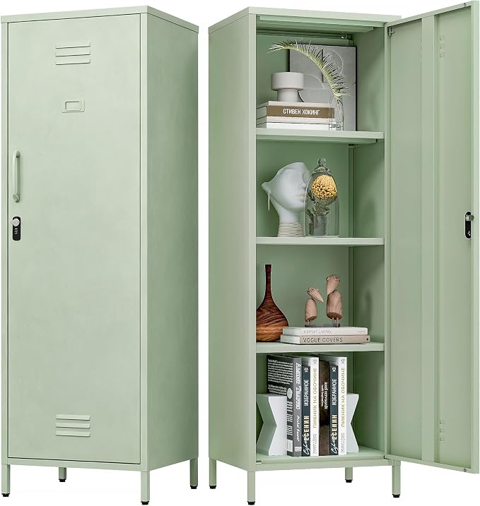Metal Locker Storage Cabinet by Home