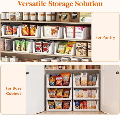 Lifewit 6 Pack Stackable Closet Organizers and Storage Basket - Image 8