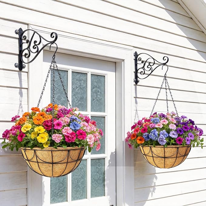 2 Pack 12 Inch Coco Liners for Hanging Baskets - Image 3