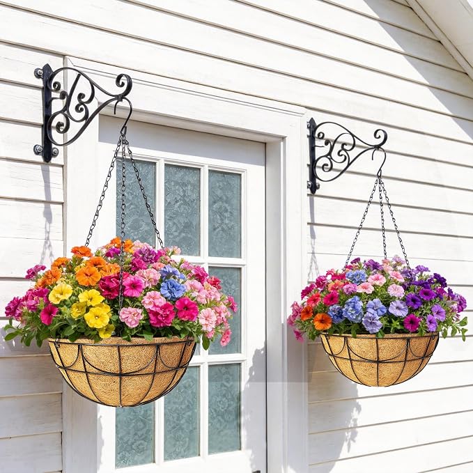 6 Pack 12 Inch Coco Liners for Hanging Baskets - Image 3