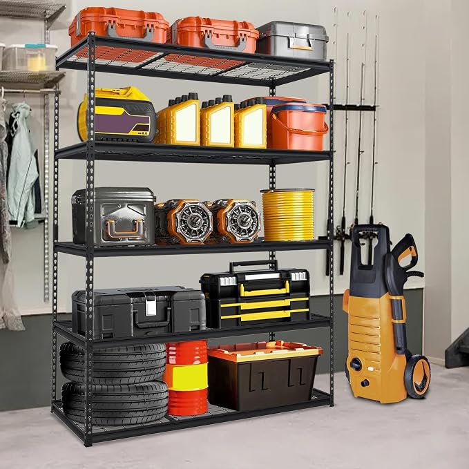 GarveeTech Heavy Duty Garage Shelving Unit, 60 in L x 24 in W x 78 in H - Image 7