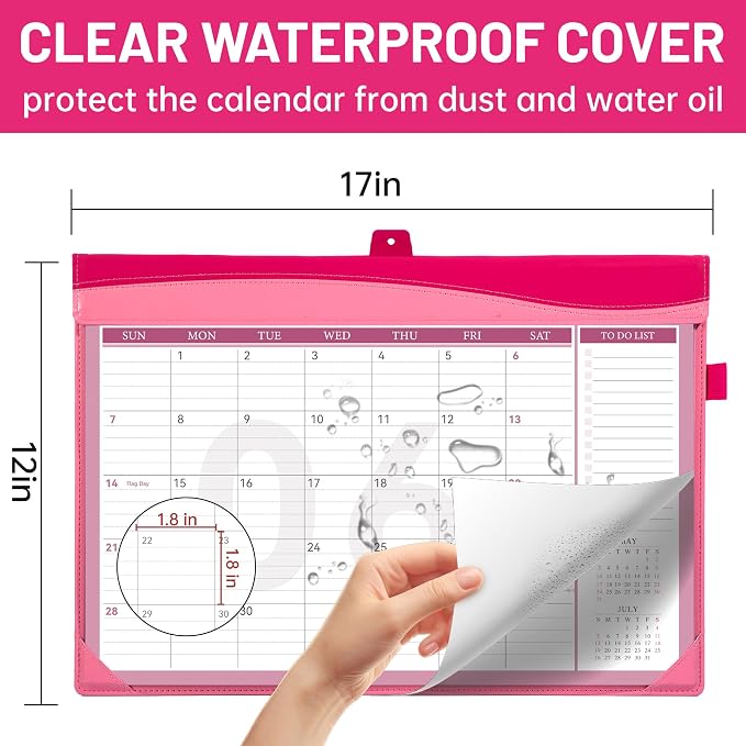 Yoment Desk Calendar 2026, Jan 2026-Dec 2027, 2026 Desk Calendar Large 17 x 12 - Image 6