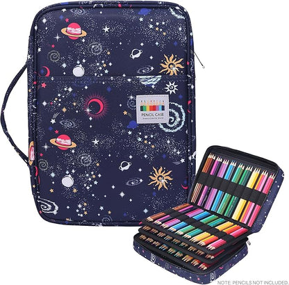 JAKAGO 220 Slots Colored Pencil Case Large Capacity Pen Holder by JAKAGO