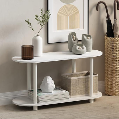 Furinno Turn-N-Tube Display Shelf, 4-Tier Oval Book Shelf, Storage Shelves by Furinno-FitsYourSpaceFitsYourBudget