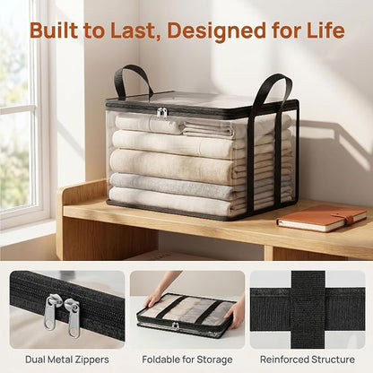 Large Heavy-Duty Thick Plastic Clear Storage Bag - Image 2
