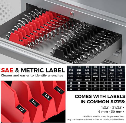 42PCS Magnetic Modular Wrench Organizers - Image 3
