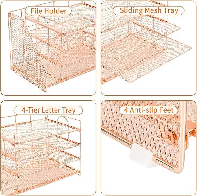 OPNICE 4-Tier Paper Organizer - Image 4