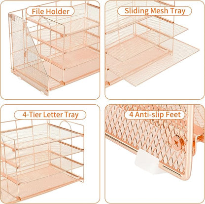 OPNICE 4-Tier Paper Organizer - Image 4