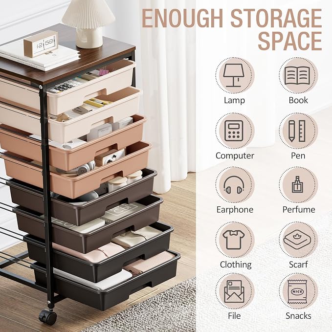 TOOLF Rolling Storage Cart - Image 8