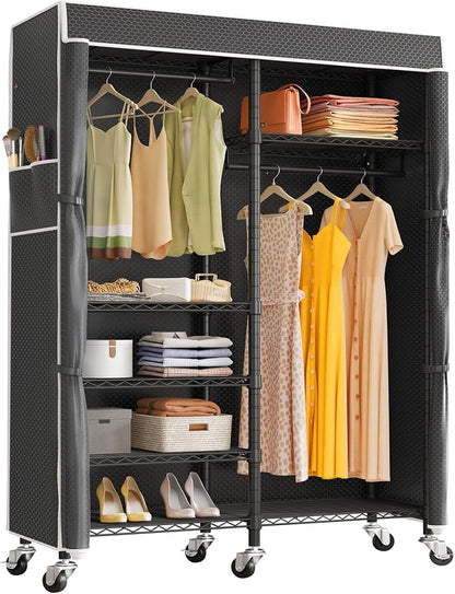 VIPEK R4C Portable Closet Rolling Clothes Rack Heavy Duty Adjustable Wardrobe by VIPEK