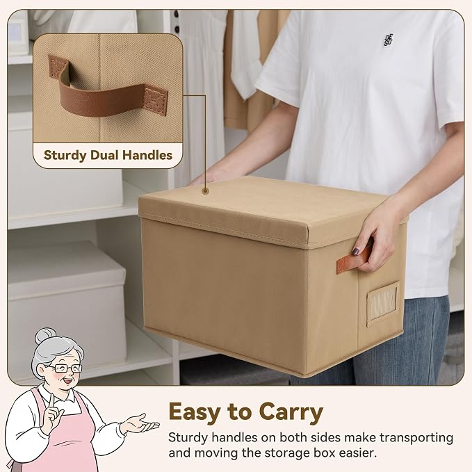 GRANNY SAYS Storage Bins with Lids, Storage Baskets - Image 3