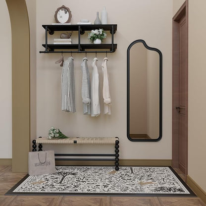 Wall Mounted Clothes Rack 12 Inch Deep, 42in Heavy Duty Garment Rack - Image 6