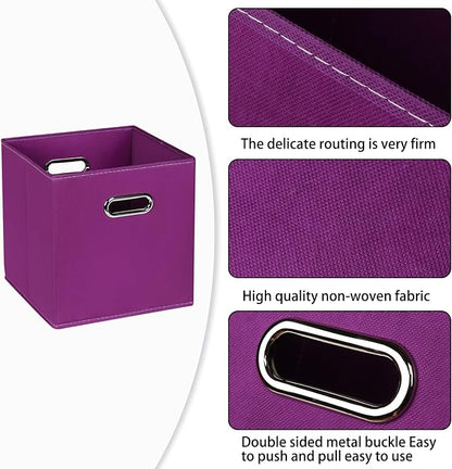 Fabric Cloth Storage Bins, Fabric Cube Organizer - Image 7