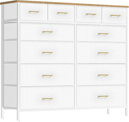 VASICAR White Dresser for Bedroom by VASICAR