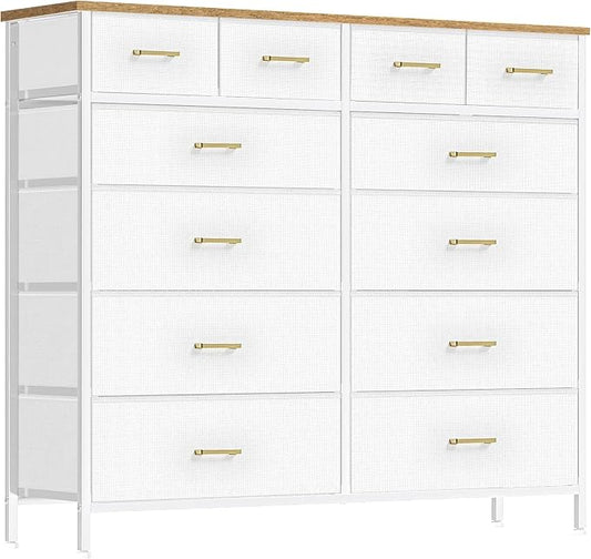 VASICAR White Dresser for Bedroom by VASICAR