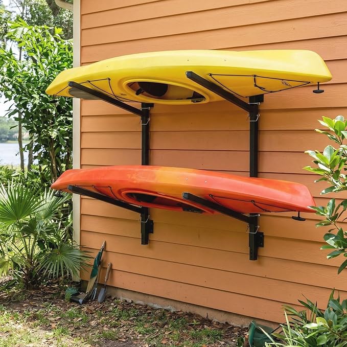 LILYPELLE Kayak Storage Rack, Heavy Duty Kayak Rack, Wall Mount, Freestanding - Image 8