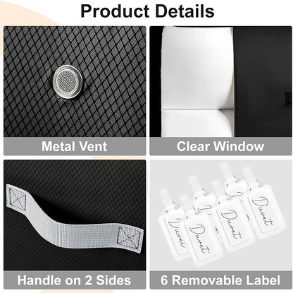 Comforter Storage Bag - 130L Large Capacity Blanket Storage Bags 3-Layer Ultra - Image 6
