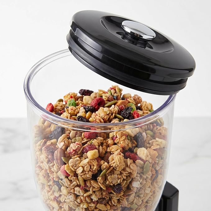 Honey-Can-Do Zevro Dual Dry Food Dispenser – Countertop Cereal Dispenser - Image 4