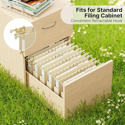 Wheat Straw Plastic Hanging File Folder Letter Size, Heavy Duty 1" Expanding - Image 3