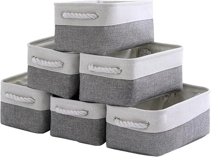 Fabric Storage Bins 12x8x5 inch by Sacyic