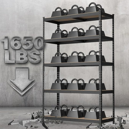 WORKPRO Shelving with MDF Board, 35-3/10”W x 17-1/2”D x 72”H, 1650LBS Load - Image 2