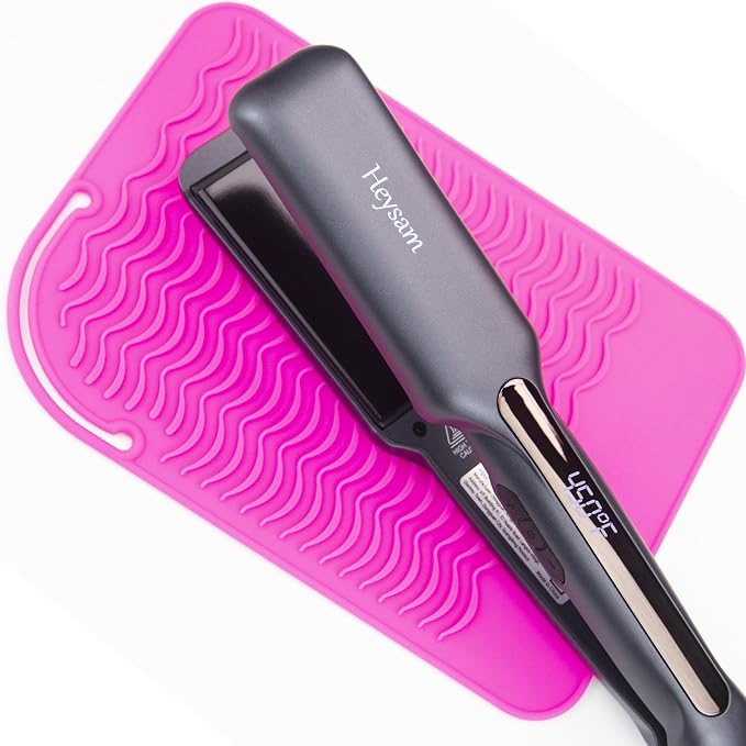 Heysam Pro Flat Iron Hair Straightener Travel Case Heat Mat - Image 4