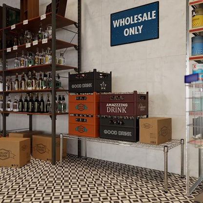 18" Deep x 48" Wide x 14" Height Wire Shelving Kit | 1-Tier | NSF Commercial - Image 2