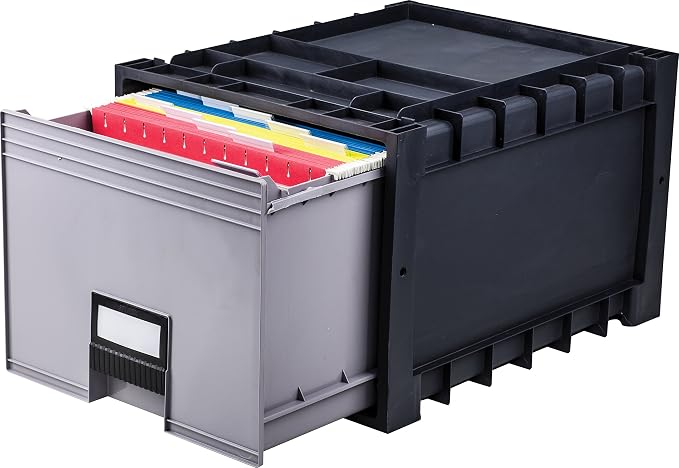 Storex Plastic Archive Storage Drawer - Image 3