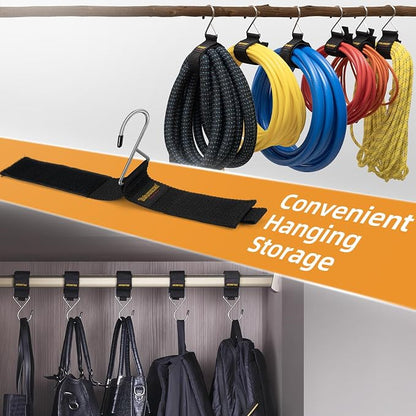 Heavy Duty Storage Straps, Trilancer Hook-and-Loop Cord Organizer and Hanger - Image 5